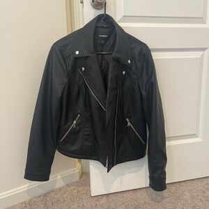 Express Black Moto Jacket